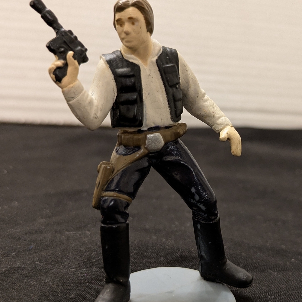 Action Figure with Blaster - Black and White